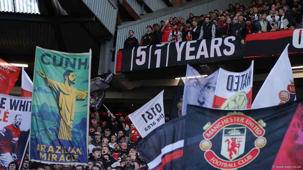 '51 years': Utd fans mock City with trophy banner