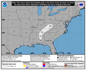 Flood Watch CANCELLED, Wind Advisory Continues Locally