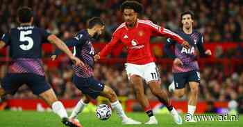 Manchester United op voorsprong tegen Spurs, Mbeumo breekt de ban op Old Trafford
