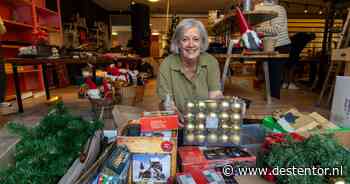 In Lelystad is het nu al een beetje kerst dankzij de kerstkringloopwinkel van Els