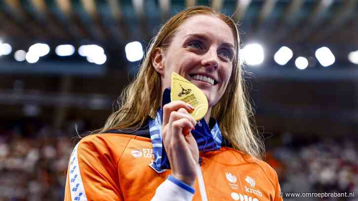 Steenbergen zwemt weer record en sluit wereldbeker af met vier keer goud