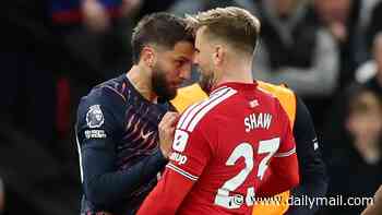 'Stupid' Rodrigo Bentancur sparks mass brawl after HEADBUTTING Luke Shaw as Spurs star is sent off in clash with Man United
