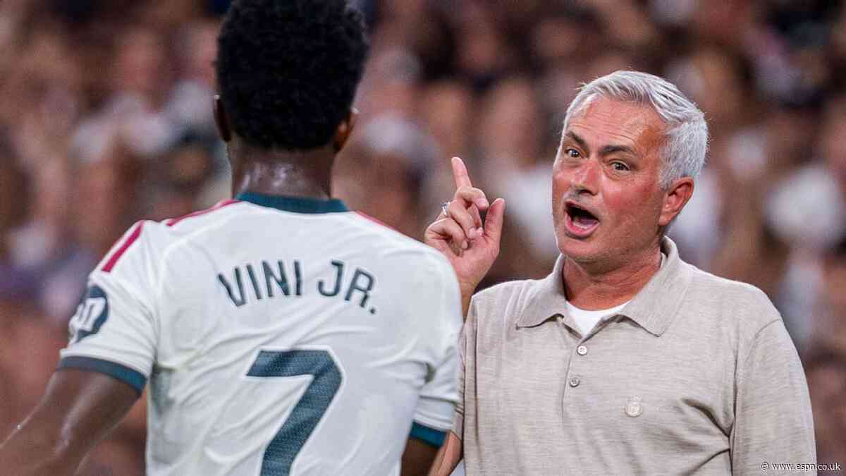 Vinícius Júnior benched for Madrid v Villarreal