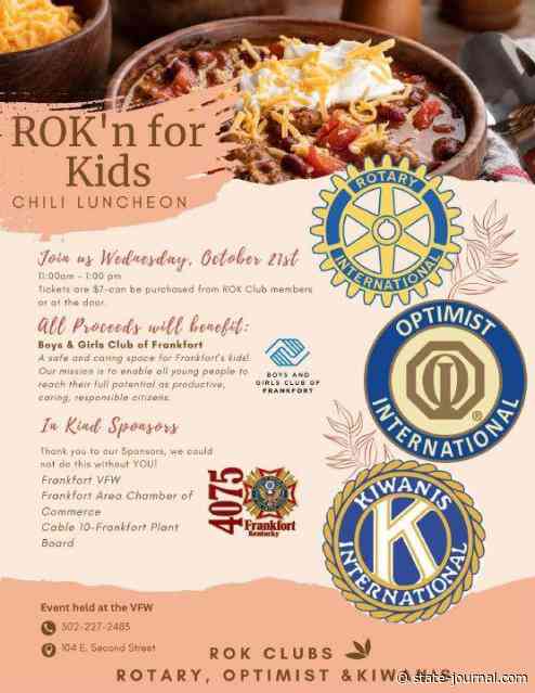 Chili luncheon to benefit Boys and Girls Club of Frankfort
