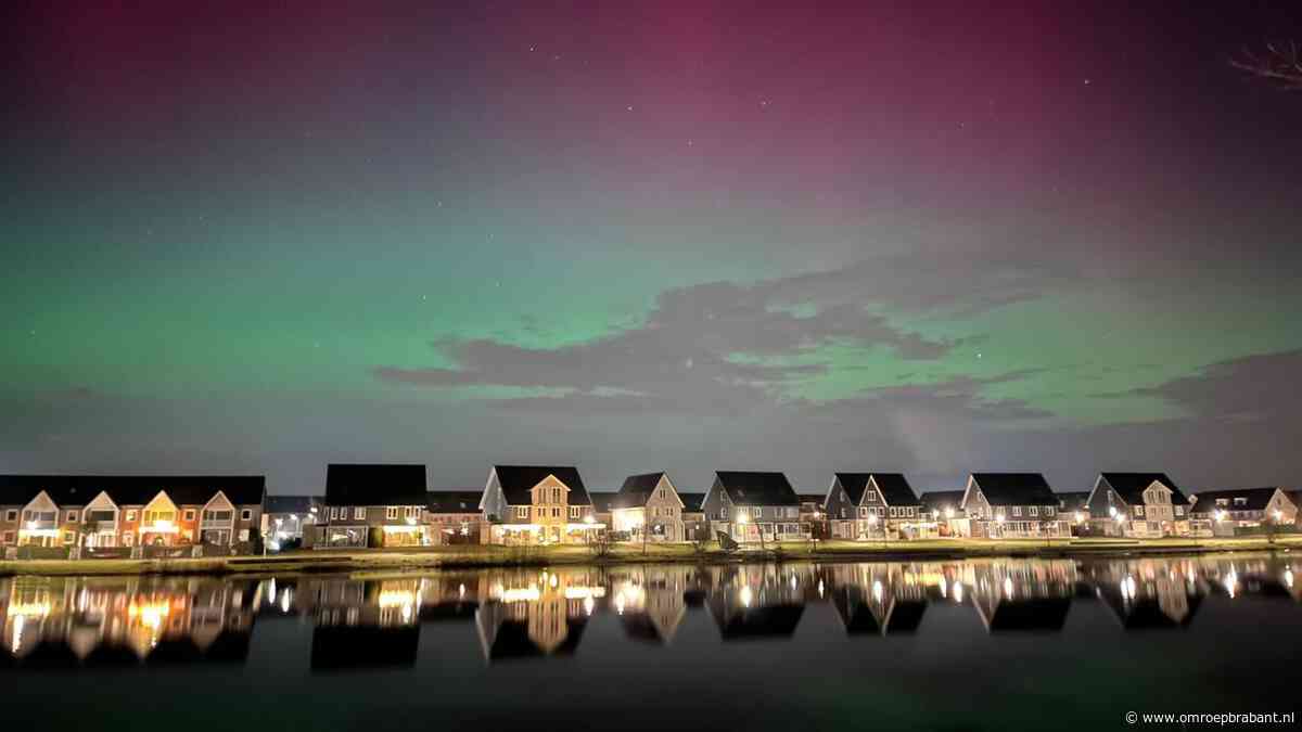 Noorderlicht te zien boven onze provincie als het even opklaart