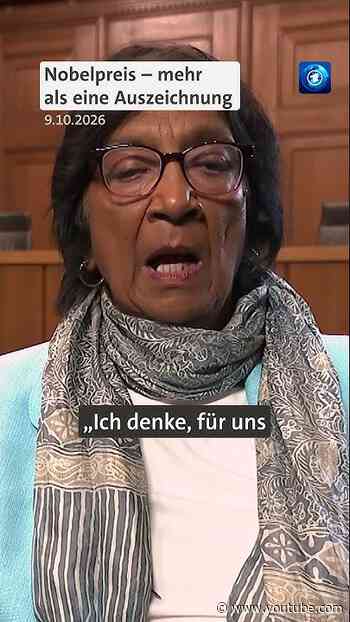 Nobelpreis – mehrals eine Auszeichnung #tagesschau #tagesthemen #nachrichten #pillay