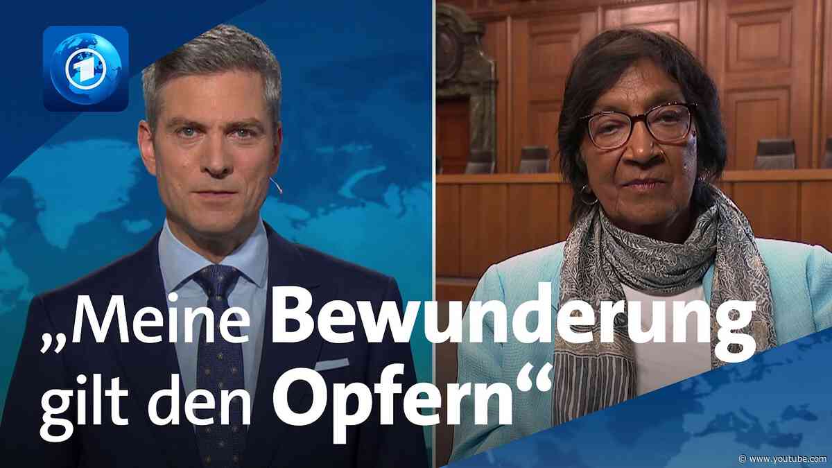 Friedensnobelpreisträgerin Navanethem Pillay im tagesthemen-Interview