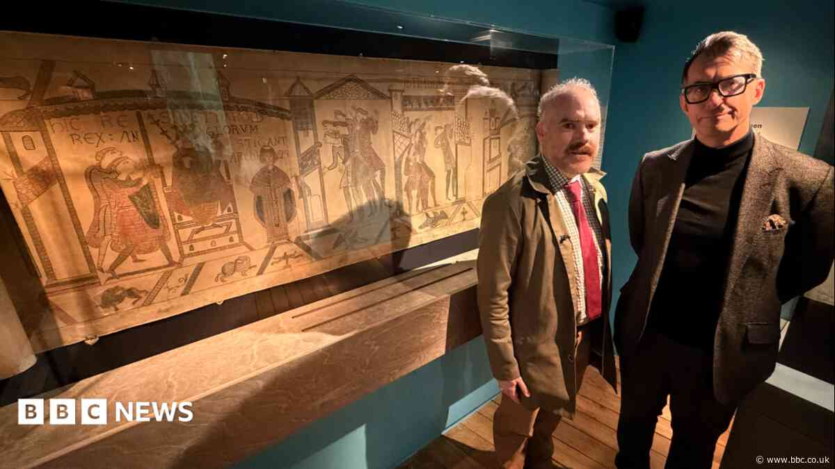 Schoolboys' 1850s copy of Bayeux Tapestry restored
