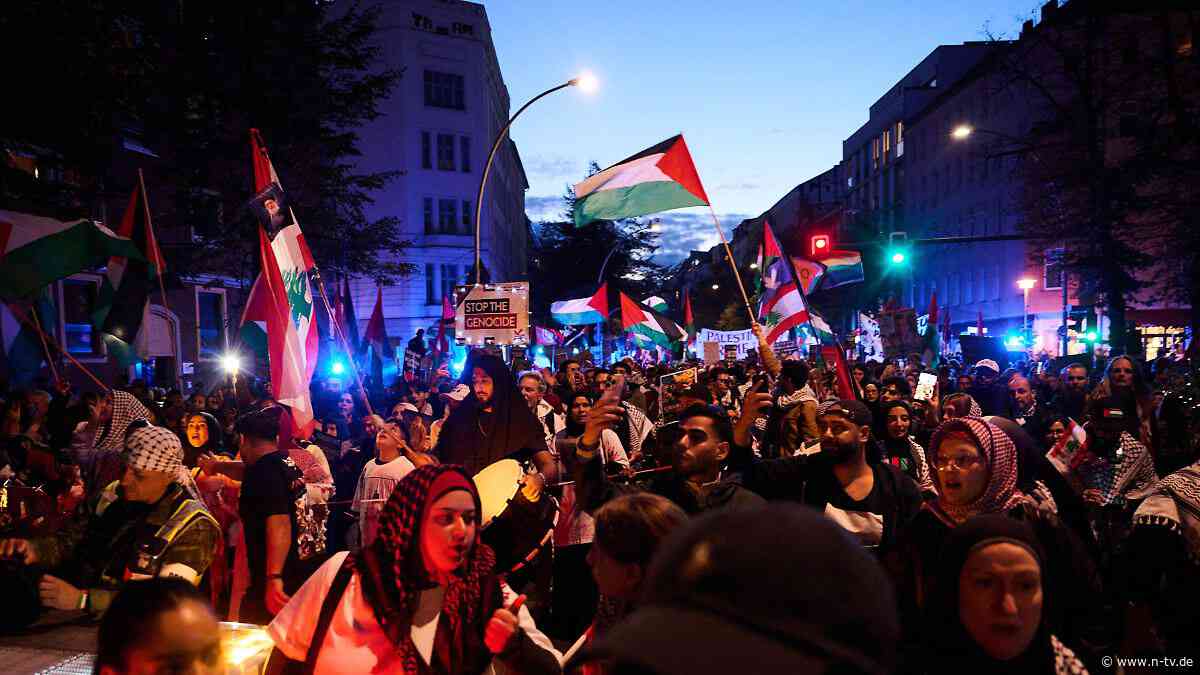 Festnahmen wegen Volksverhetzung: Israel-Hasser demonstrieren in Berlin