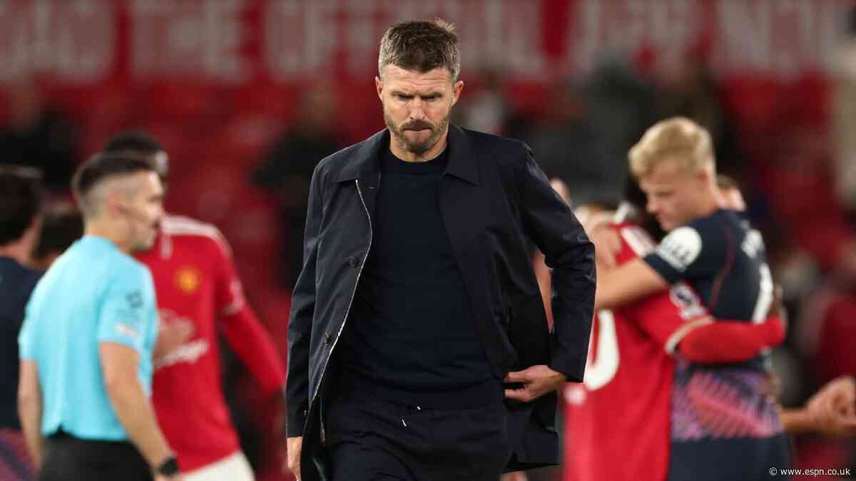 Carrick 'hurt' by boos as Man United fall to worst start in 40 years