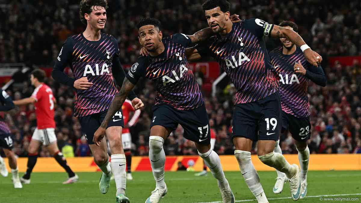 Man United vs Spurs - Premier League RECAP: Dominic Solanke nets stoppage-time equaliser for 10-man visitors
