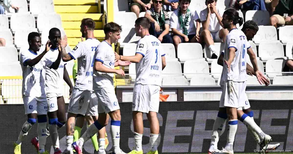 Gent speelt zakelijke partij op het veld van Zulte Waregem