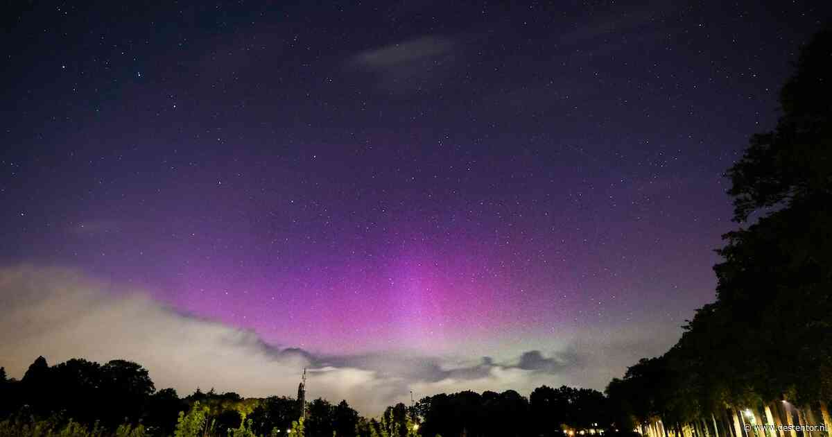 Tussen de buien door is het noorderlicht te zien, stuur je foto’s in
