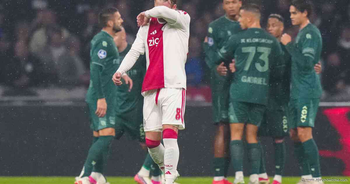 Matig Ajax weet opnieuw niet te winnen in Johan Cruijff ArenA en speelt gelijk tegen NEC