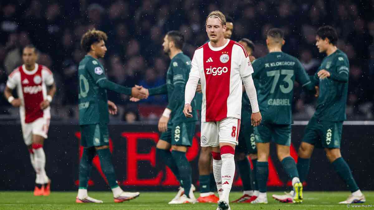Ajax morst opnieuw punten in Eredivisie door teleurstellend gelijkspel tegen NEC
