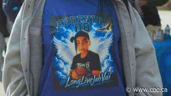 Memorial held for Toronto boy shot and killed by stray bullet in 2025