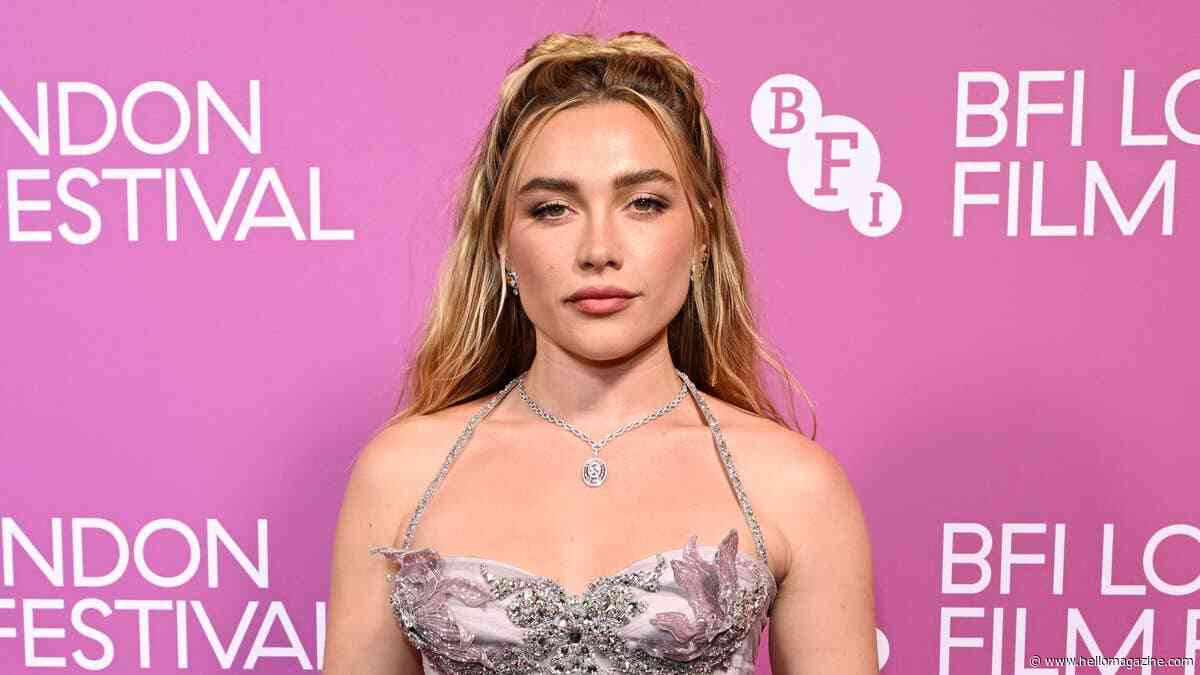 Florence Pugh stuns in plunging corset gown alongside boyfriend Finn Cole