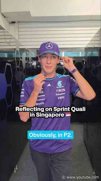 :A strong Friday for George, let's carry that momentum into Saturday 🙌 #f1shorts #f1 #mercedesf1