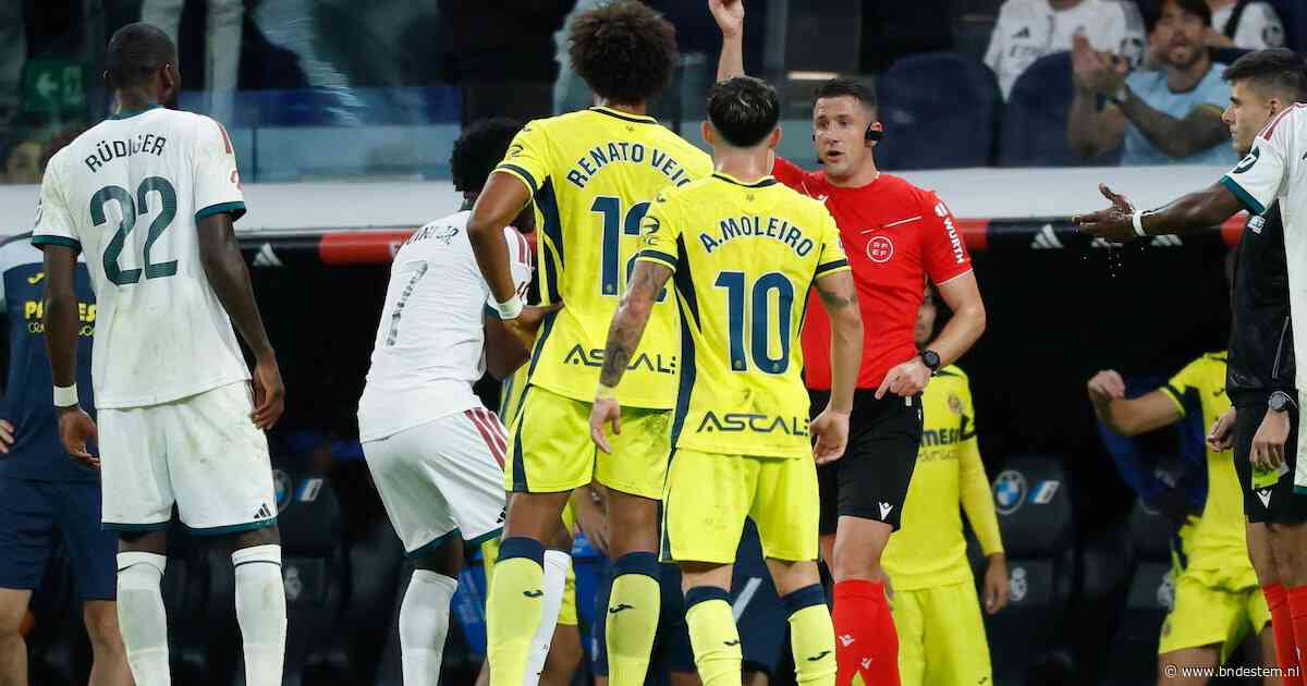 Vinícius trekt tegenstander aan zijn haren en krijgt rood, maar ziet Real Madrid wel nipte zege boeken