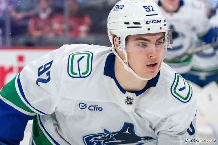Hischier nets 2 as Devils dump visiting Vancouver Canucks 4-1