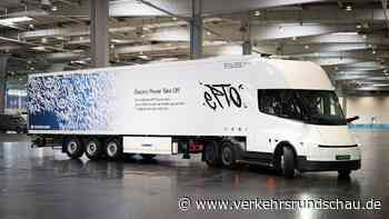 Erste Testfahrt im Tesla Semi für Europa