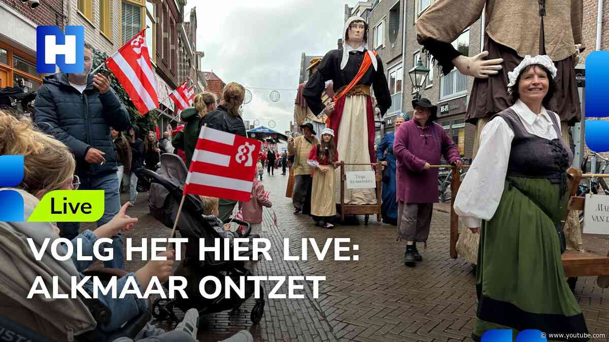 TERUGKIJKEN: zo viert Alkmaar vandaag Alkmaar Ontzet