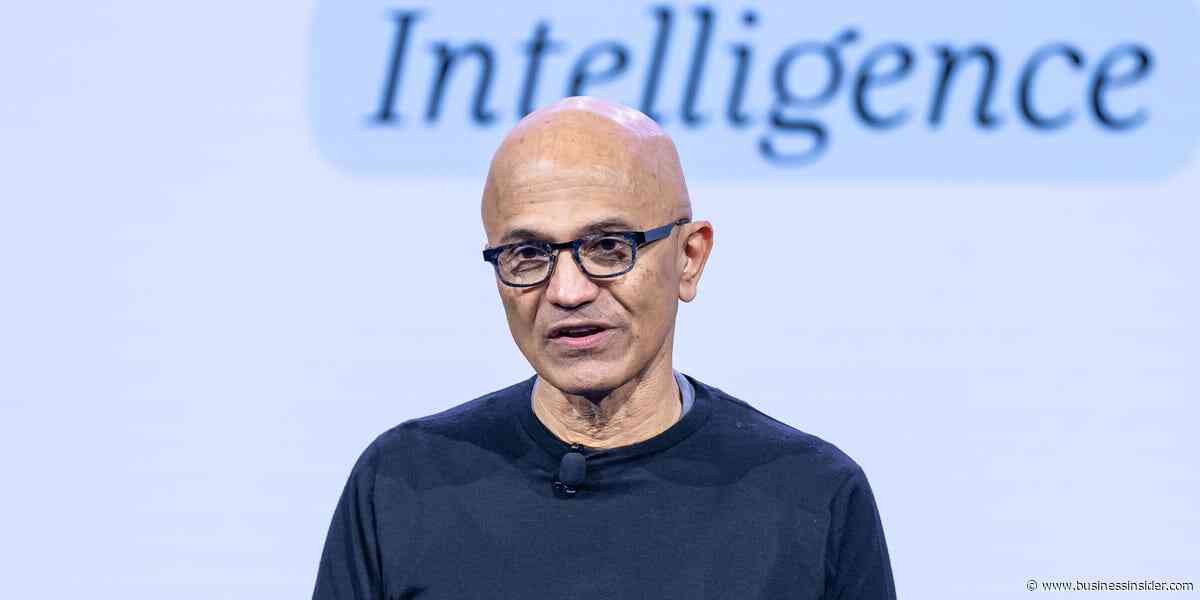 Satya Nadella says a company's relationship with AI should have trust issues