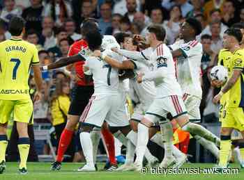 El Real Madrid gana 1-0 al Villarreal con Vinícius expulsado