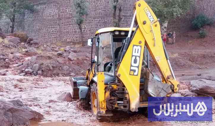 سيول رعدية تودي بحياة سائق بالحوز