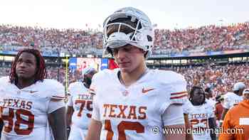 Arch Manning left red-faced after tossing TWO costly picks in Red River Rivalry loss to Oklahoma