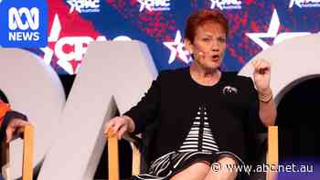 Angus Taylor came to CPAC, but it was Pauline Hanson's crowd