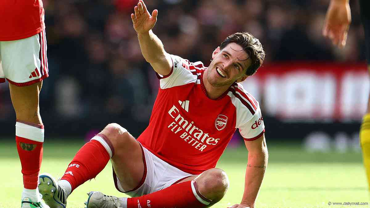Declan Rice is worn out - it's time for Mikel Arteta to heed warning signs and give exhausted midfielder a rest, writes ISAAN KHAN