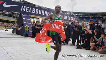 This athletics great says the Melbourne Marathon track was the ‘best ever’