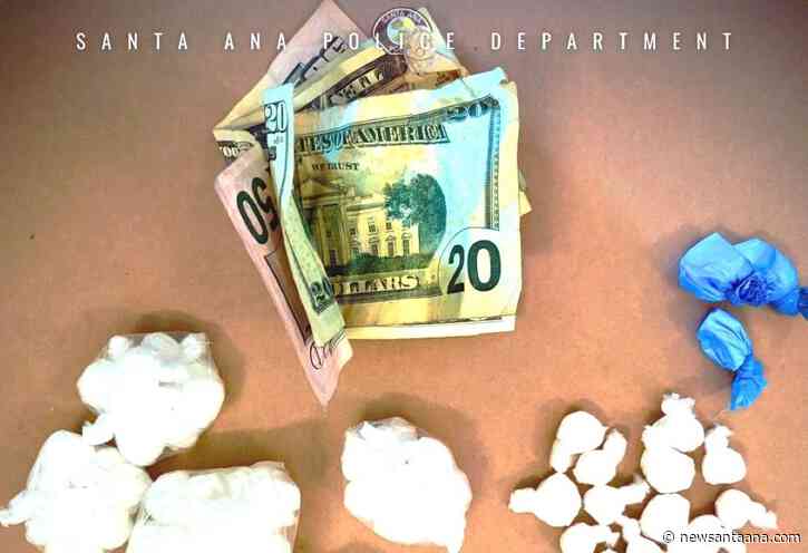 Suspected drug dealer arrested after Santa Ana Police discover meth and cocaine stash