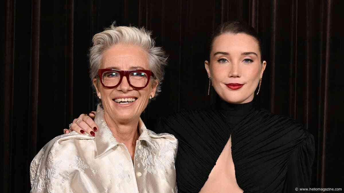 Emma Thompson's lookalike daughter, 26, stuns in daring red carpet look