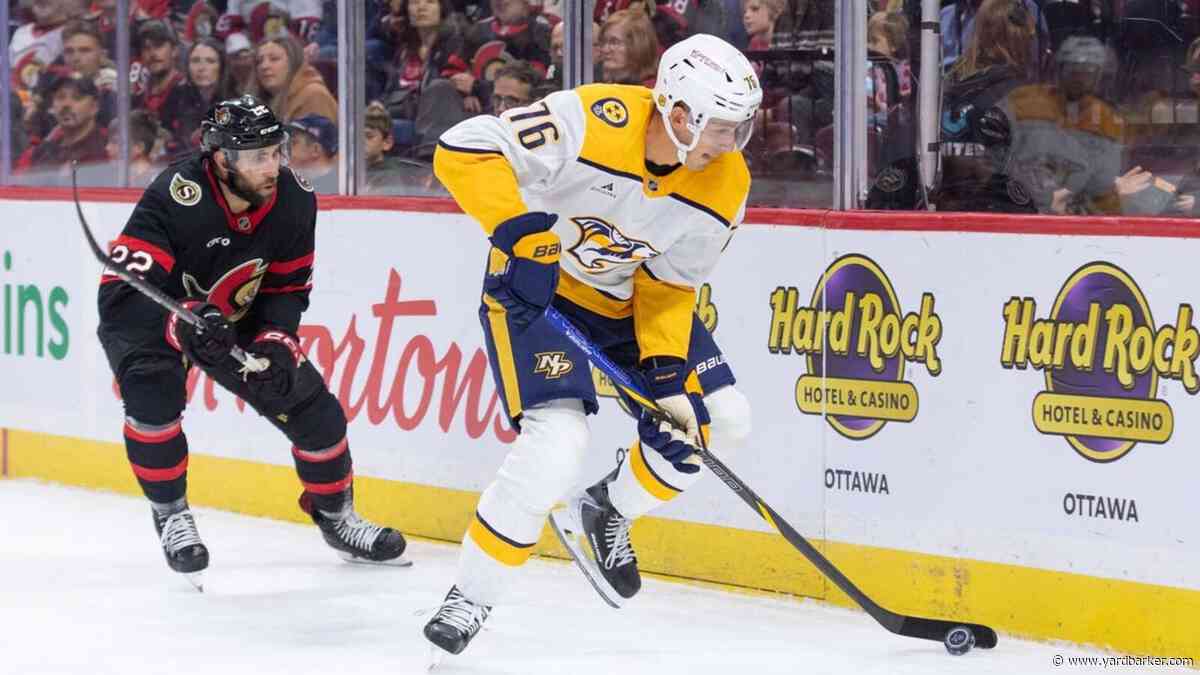Senators rally from early 2-goal deficit, beat Predators in shootout