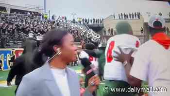 Florida A&M coach Quinn Gray abruptly yanks QB Armond Parker from live TV interview, leaving reporter stunned