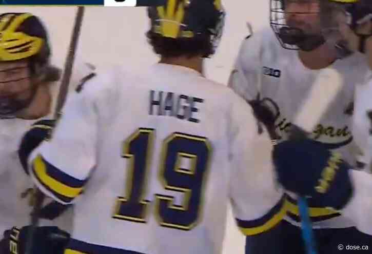 Michael Hage scores four points in his team’s victory