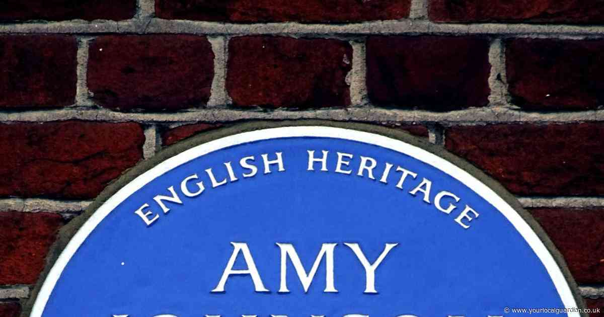 Blue plaque to daring pilot 'Queen of the Air' whose final flight ended in tragedy