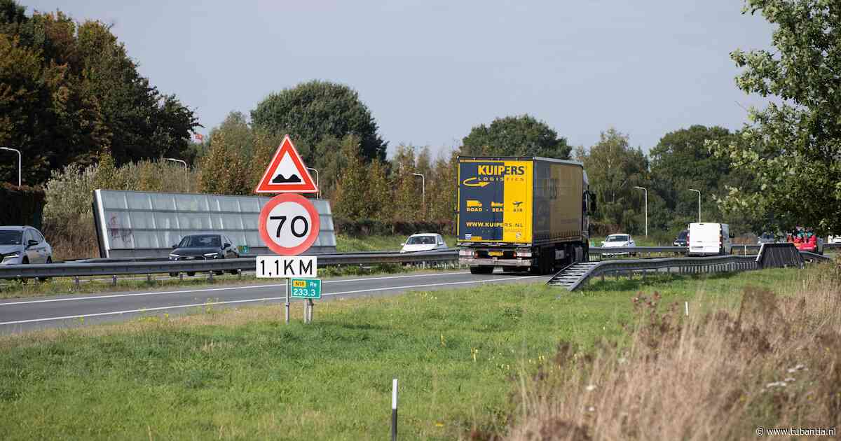 Is de nieuwe Twenteroute aan het verzakken? Dit is waarom je op dit stuk van N18 maar 70 mag rijden