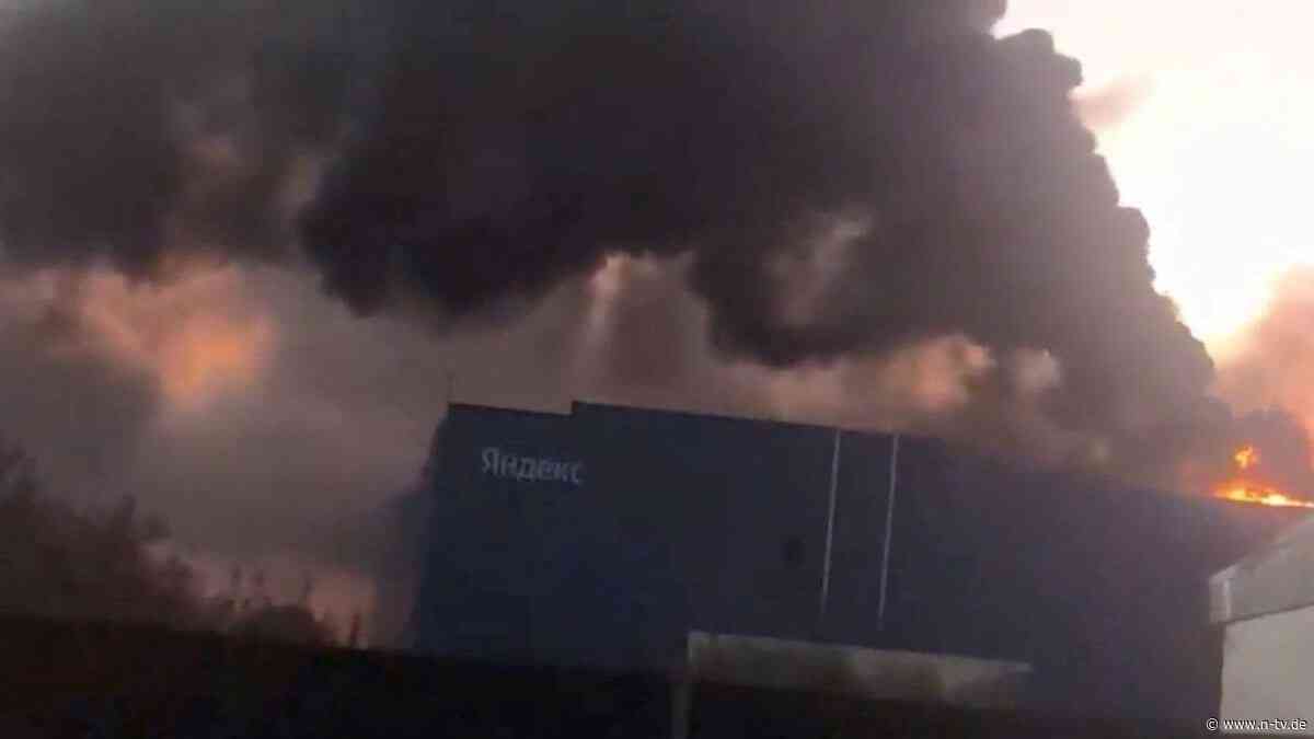 Rechenzentrum in Flammen: Drohnenangriff legt "Russlands Google" lahm