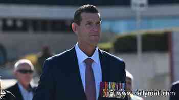 Ben Roberts-Smith wears his medals at Afghanistan anniversary service while facing war crime murder charges