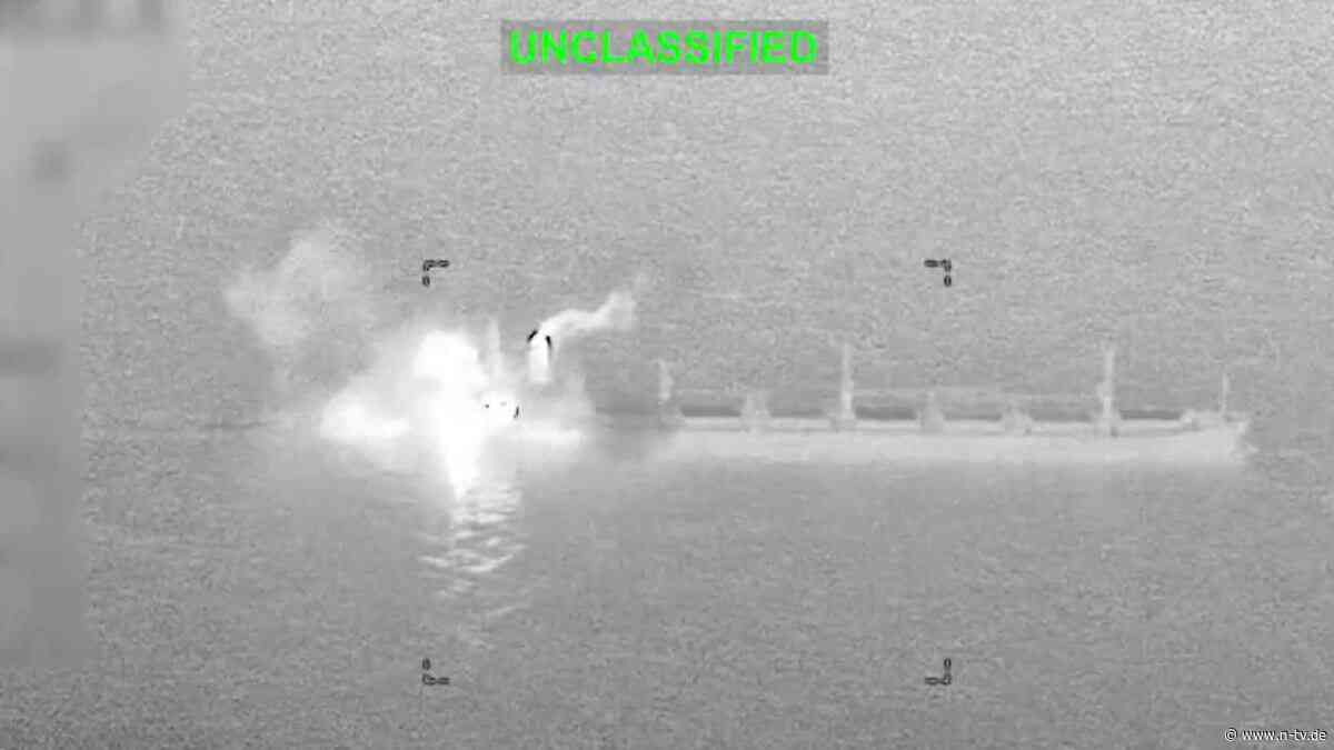 Blockade im Golf von Oman: US-Militär schießt Frachtschiff mit Kampfjet ab