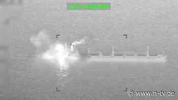 Blockade im Golf von Oman: US-Militär schießt Frachtschiff mit Kampfjet ab