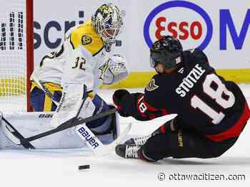 Senators' Tim Stützle does it all in riveting shootout win over Predators
