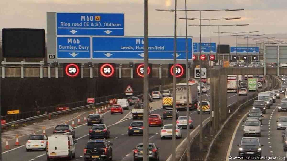 M60 closed LIVE as motorway shut in both directions all day