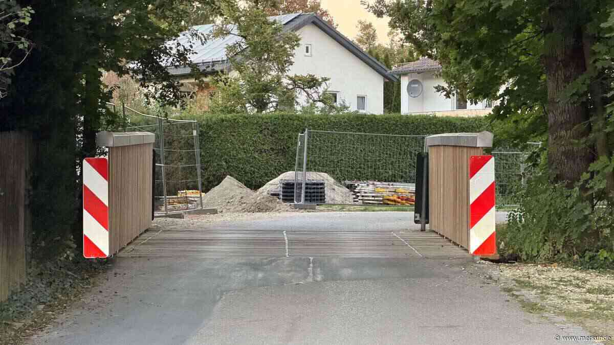Schluss mit der Brücken-Abkürzung: Stadt Moosburg sperrt Bauwerk dauerhaft für Fahrzeuge