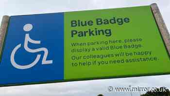 Full list of 6 groups who automatically get a Blue Badge - and 13 more that might