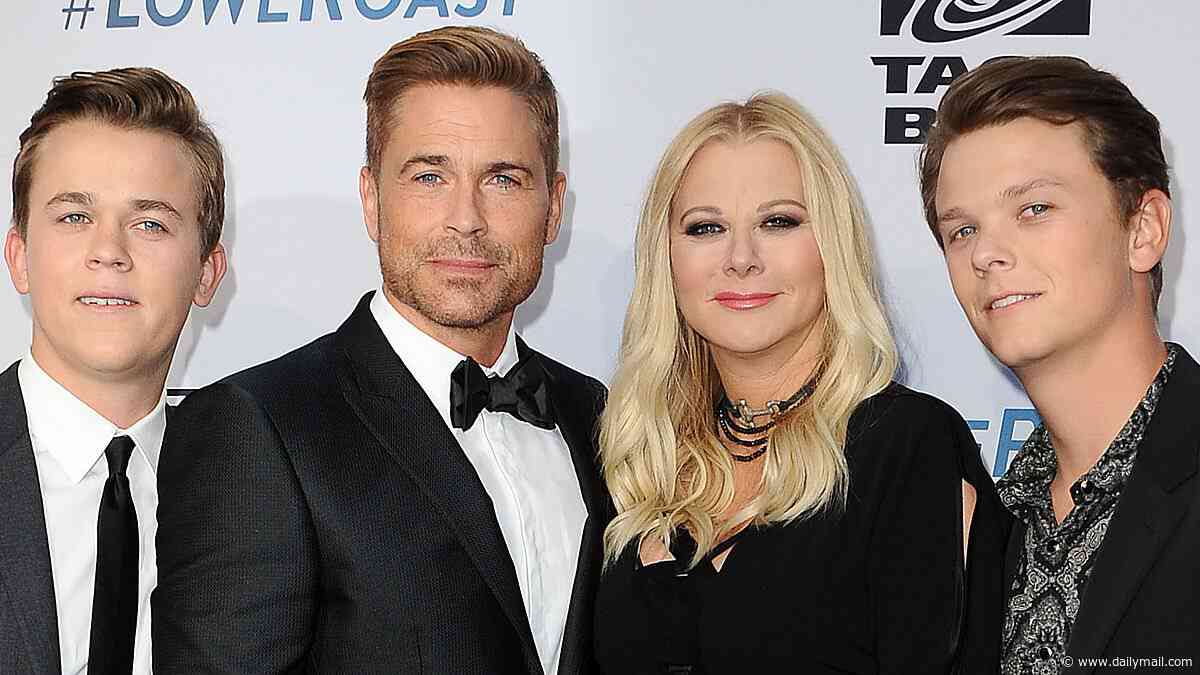 Rob Lowe's grieving family gather for his son Matthew's star-studded wedding in Santa Barbara… after the tragic death of 13-year-old niece Fiona