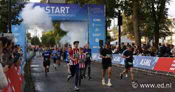 Marathon Eindhoven | Eerste lopers kwart marathon van start, straks is het de beurt aan de hele marathon